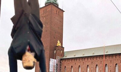 İsveç’teki skandal eyleme tepkiler büyüyor! PKK’lılar Erdoğan’a benzettikleri kuklayı ayaklarından astı!.