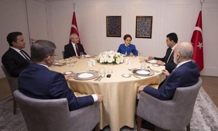 Altılı masa toplantısı sonrası yazılı açıklama..