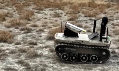 Barkan, güdümlü füze ile atış yapan ilk insansız kara aracı oldu!.