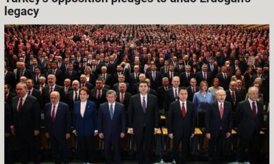 Batı medyası: “Altılı masa iktidar olursa Erdoğan’ın mirasını ortadan kaldıracak!.”