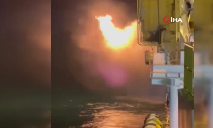 Fatih Dönmez, Karadeniz gazını yakma testinden görüntüler paylaştı!.