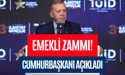 Cumhurbaşkanı Erdoğan memur ve emekli zammını açıkladı!.