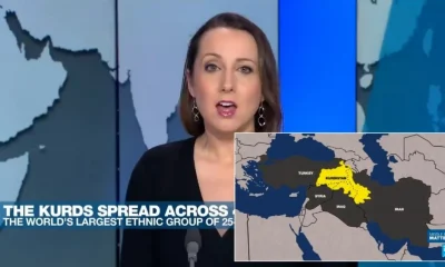 Fransız kanalında küstah Türkiye haritası..