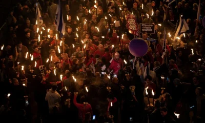 Terörist İsrail’de hükümet karşıtı protestolar sürüyor!.