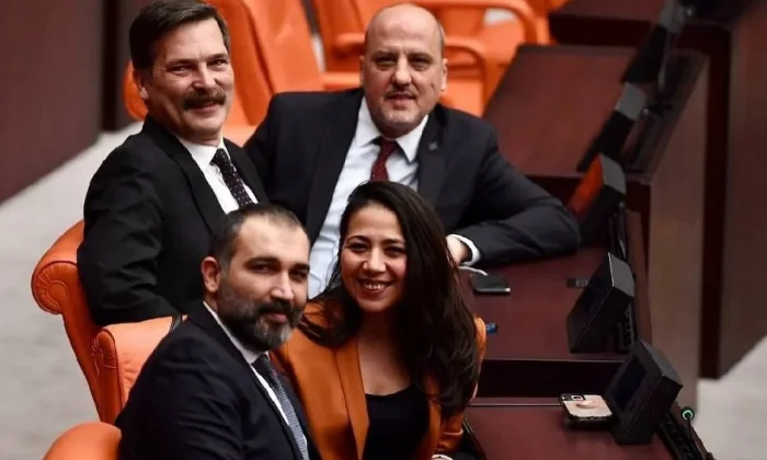 TİP milletvekillerinden dörtlü masa fotoğrafı..