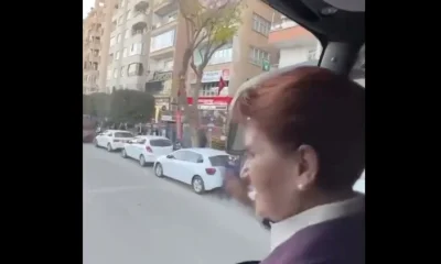 Şanlıurfa’da beklediği ilgiyi göremeyen Akşener, boş yolları selamladı!.
