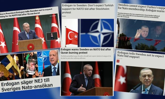 Cumhurbaşkanı Erdoğan’ın İsveç sözleri dünya basınında..