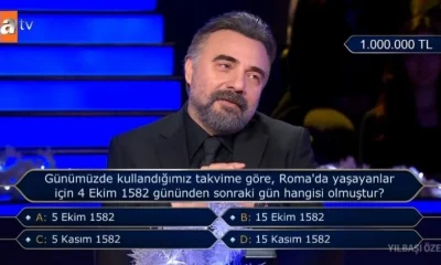 Oktay Kaynarca Kim Milyoner Olmak İster’de 1 milyonluk soruya ulaştı!.