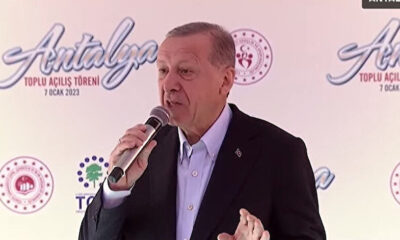Cumhurbaşkanı Erdoğan, Antalya Toplu Açılış Töreni’nde konuşuyor!. (canlı yayın)