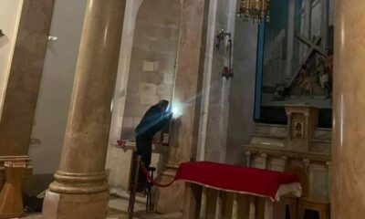 Terörist İsrail’de Yahudiler bu sefer kiliseye saldırdı! “Hristiyanlara ölüm!”