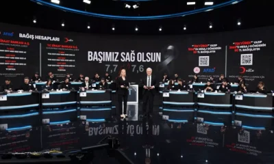 AFAD, Türkiye Tek Yürek kampanyasına katılanlara teşekkür etti!.