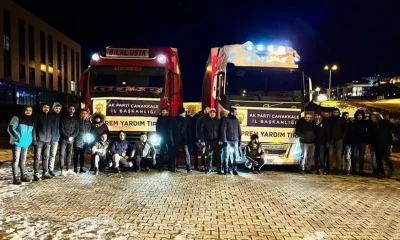 AK Parti teşkilatı deprem bölgesinde..