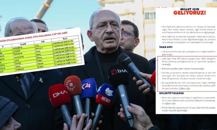 Kılıçdaroğlu’nun imar affı üzerinden yaptığı algı operasyonu boş çıktı!.