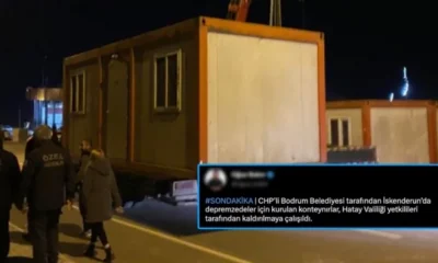 CHP’nin konteynerlara el konuyor iddiasını CHP’li başkan yalanladı!.