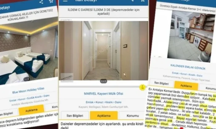 Depremzedeler için binlerce ücretsiz ev ilana çıktı!.