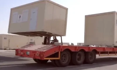 Depremzedelerin kullanacağı konteynerler Katar’dan yola çıktı!.