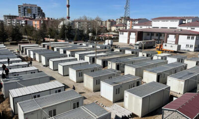 Elbistan’da kurulan konteyner kent, 16 bin depremzedeyi ağırlayacak!.