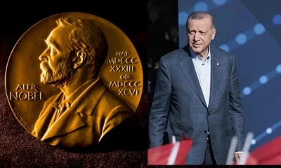 Nobel Barış Ödülü için 11 ülkeden ”Cumhurbaşkanı Erdoğan” başvurusu..