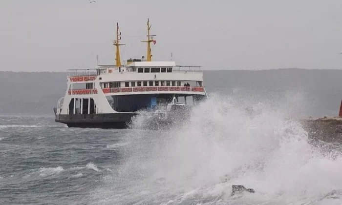 İstanbul’da feribot seferleri iptal edildi!.