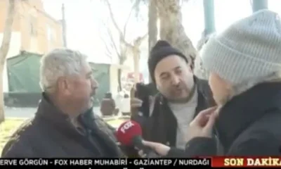 FOX muhabiri istediği cevabı alamayınca depremzedelerin yanından uzaklaştı!.