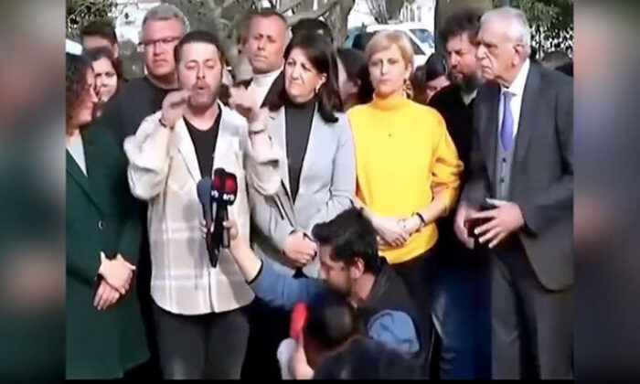 HDP’nin deprem provokasyonu Buldan’ın koruması tarafından durduruldu!.