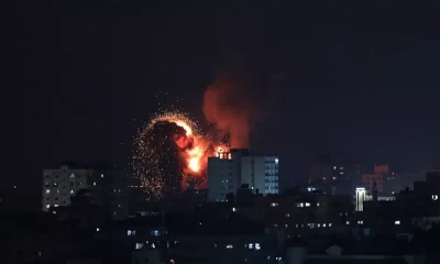 Terörist İsrail, Gazze’ye hava saldırısı düzenledi!.