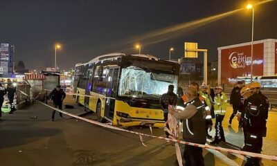 İstanbul’da İETT otobüsü durağa daldı!. 1 ölü, 4 yaralı..