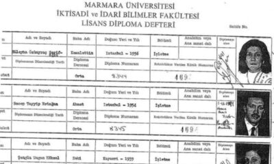 İletişim Başkanlığı, Cumhurbaşkanı Erdoğan’ın üniversite diplomasını paylaştı!.