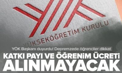 Depremzede öğrenciler öğrenim ücreti ödemeyecek!.