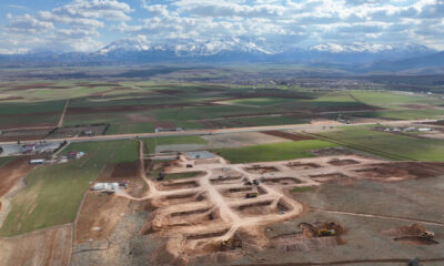 Afşin’de TOKİ temelleri havadan görüntülendi!.