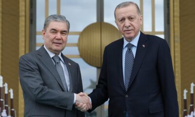 Cumhurbaşkanı Erdoğan, Berdimuhamedov’u kabul etti!.