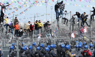 HDP’nin nevruz etkinliğinde polise saldırı..
