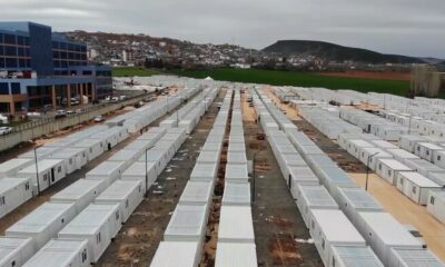 Depremin merkezi Pazarcık’ta 4 binden fazla depremzede için konteyner kent kuruldu!.