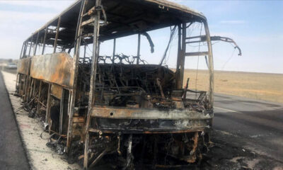 Suudi Arabistan’da umrecileri taşıyan otobüs kaza yaptı! 20 ölü..