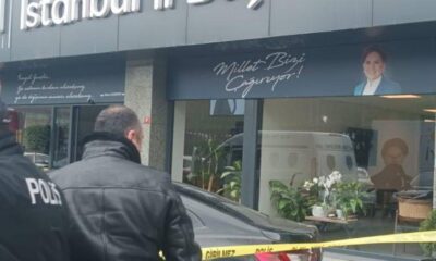 İyi Parti binasına isabet eden mermiye ilişkin gözaltına alınan şüpheli serbest bırakıldı!.