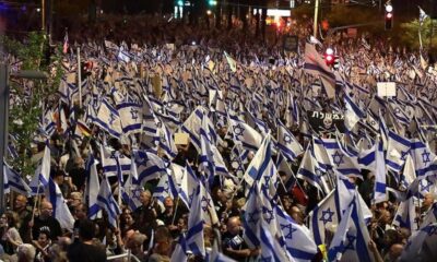Terörist İsrail’deki protestolarda Mossad parmağı.. (video haber)