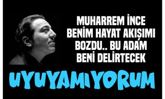Fazıl Say, Muharrem İnce yüzünden geceleri uyuyamıyormuş!.