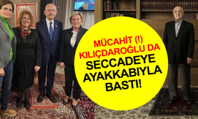 Saadet’in mücahidi Kılıçdaroğlu ayakkabılarıyla seccadeye bastı!.