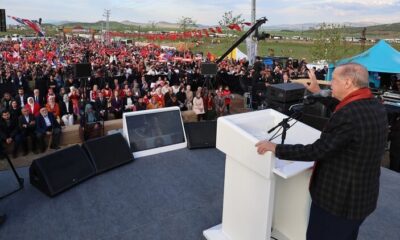 Cumhurbaşkanı Erdoğan, Nurdağı’nda inşa edilen köy evlerinin anahtar teslim töreninde konuştu!.