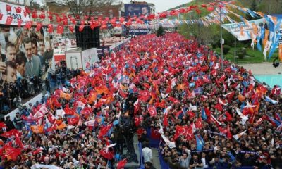 Cumhurbaşkanı Erdoğan’a Afyonkarahisar’da coşkulu karşılama..