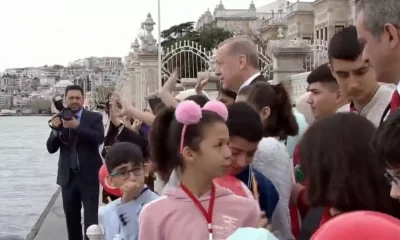 Dolmabahçe’de 21 pare top atışı! Cumhurbaşkanı Erdoğan, TCG Anadolu’yu uğurladı!.