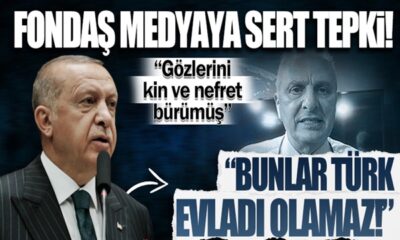 Cumhurbaşkanı Erdoğan’dan fondaş medyadaki hazımsızlığa tepki! “Bunlar Türk evladı olamaz!.”