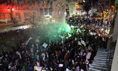 Mardin’de PKK propagandası! HDP’liler terörist başı Öcalan lehine slogan attı!.