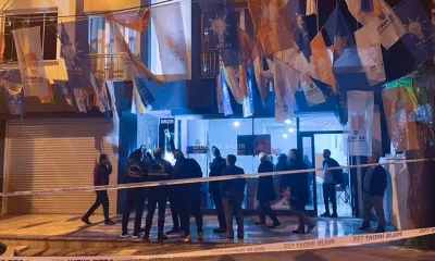 AK Parti’nin Bahçelievler’de ki seçim irtibat bürosuna silahlı saldırı..
