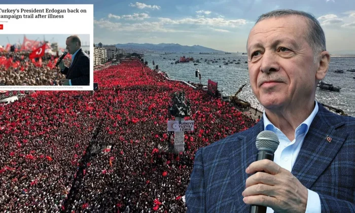 İzmir mitingi dünyada yankılandı! İngiliz basını: “Rakipleri endişelendiren performans..”