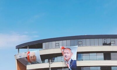Saadet Partisi binasına Kılıçdaroğlu posteri asıldı!.