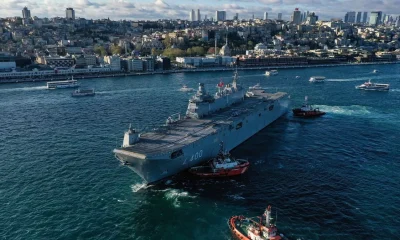 TCG Anadolu, Sarayburnu’na demirledi!.