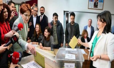 İlk oy kullanan parti liderleri Meral Akşener ve Pervin Buldan oldu!.