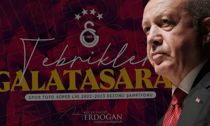 Cumhurbaşkanı Erdoğan’dan Galatasaray’a tebrik..
