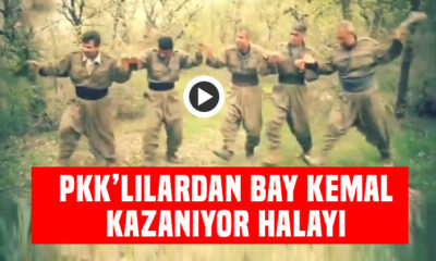 Teröristlerden “Bay Kemal kazanıyor halayı” Kılıçdaroğlu’nu destekleyen PKK’lıların videosu gündem oldu!. (video haber)